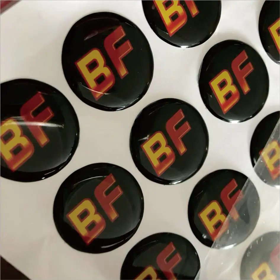 3d Stickers Custom dome epoxy sticker 3D gel logo crystal label transparent personalized vinyl self-adhesive waterproof custom NFC