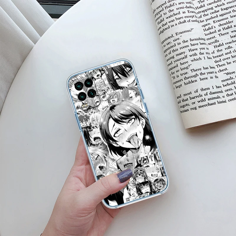 Kawaii Girl Transparent Phone Case - Japan-Inspired Design