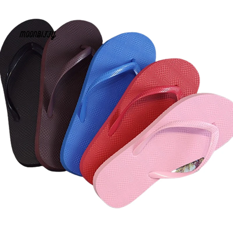 Semplice E Confortevole Scarpa Da Spiaggia Zapatillas Mujer Pantofole Estive Da Donna Solid Beach Flops Pantofola Antiscivolo Scarpe Casual Da Casa Da