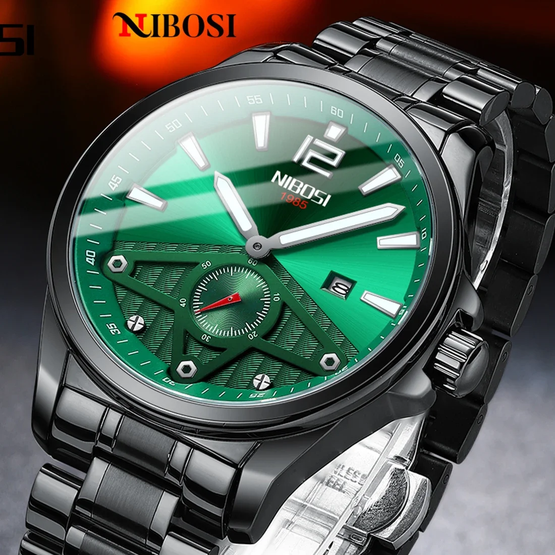 

2024 NIBOSI Mens Watches Top Brand Sport Quartz Wristwatches for Men Luminous Waterproof Auto Date Male Clock Relogio Masculino