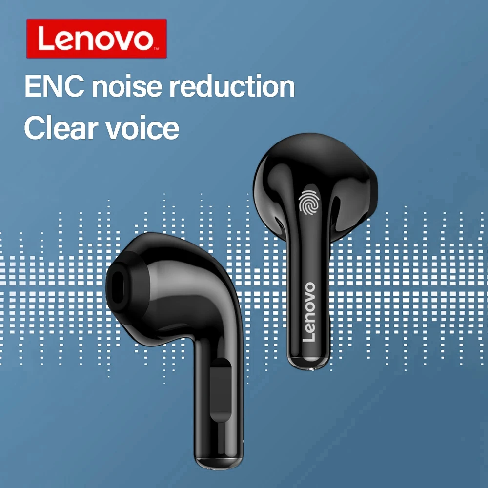 Original Lenovo LP12 TWS Wireless Bluetooth 5.3 Earphones HiFi Stereo Headset Sports Headphones Touch Control Earbuds With Mic