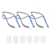 Head band3PCS Replacement Headgear for P10 Nasal Pillow CPAP Mask Straps with 6 Adjustment Clips 3