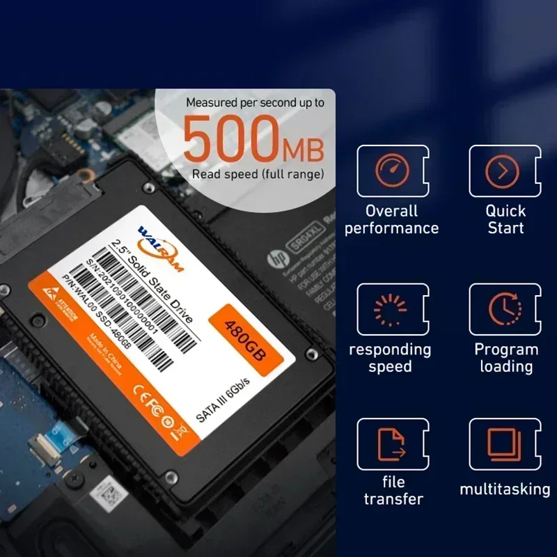 新品未開封WALRAM MX SSD 1TB 2.5インチ SATA III WALRAM 2.5 SATA3 SSD 1 TB Desktop Hard Disk 2TB 1TB 512GB