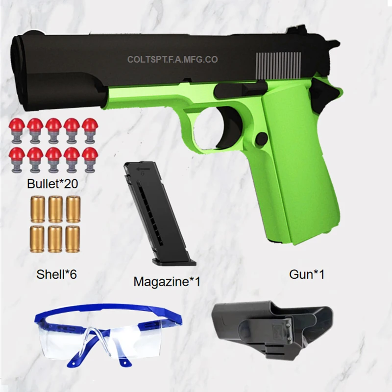 

M1911.Glock Toy Gun Shell Ejection Soft Bullet Foam Darts Blaster Pistol M1911 Airsoft Gun Handgun For Kids Adult Gift