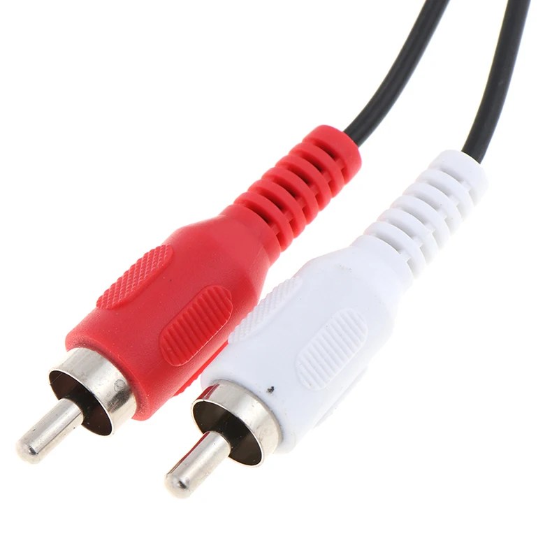 새로운 듀얼 RCA 남성-USB 남성 A형 컴포지트 어댑터 오디오 비디오 데이터 연장 케이블