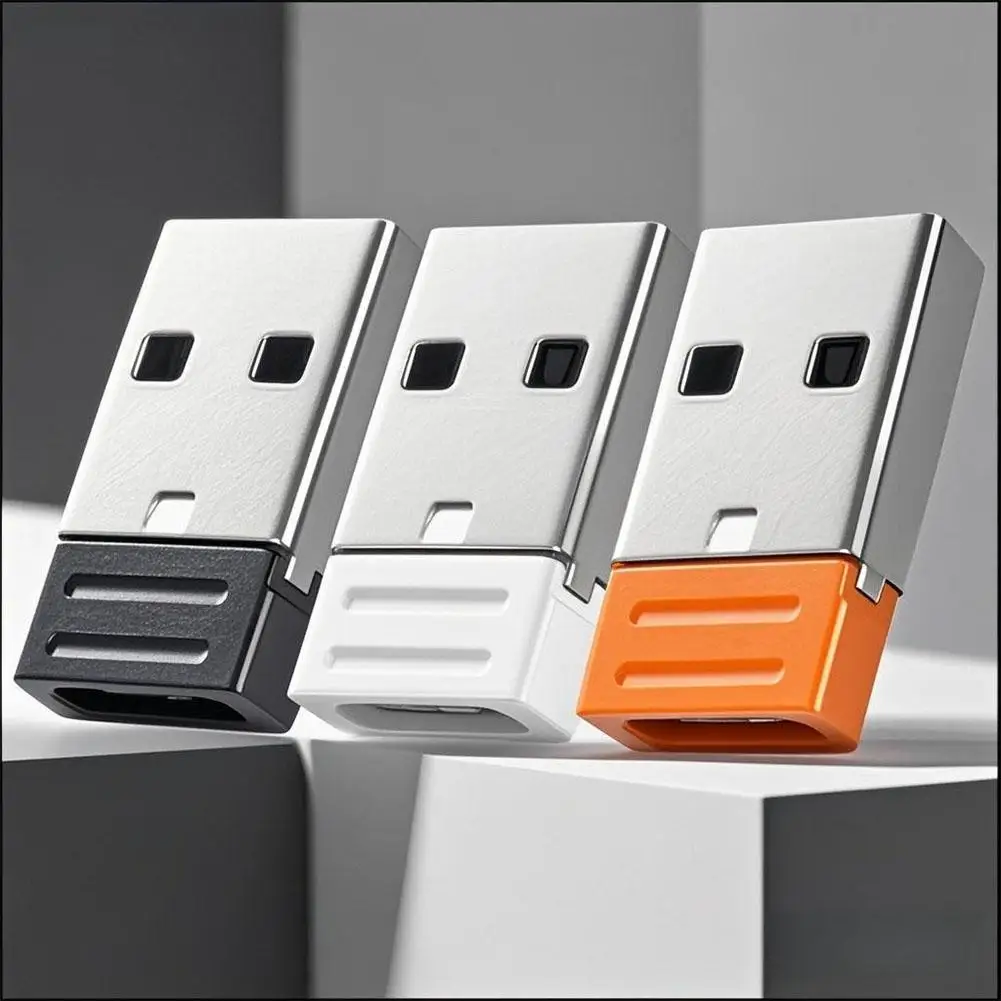 유니버설 USB 타입 C OTG 어댑터 타입 C 남성에서 USB 2.0 여성 케이블 변환기 맥북용