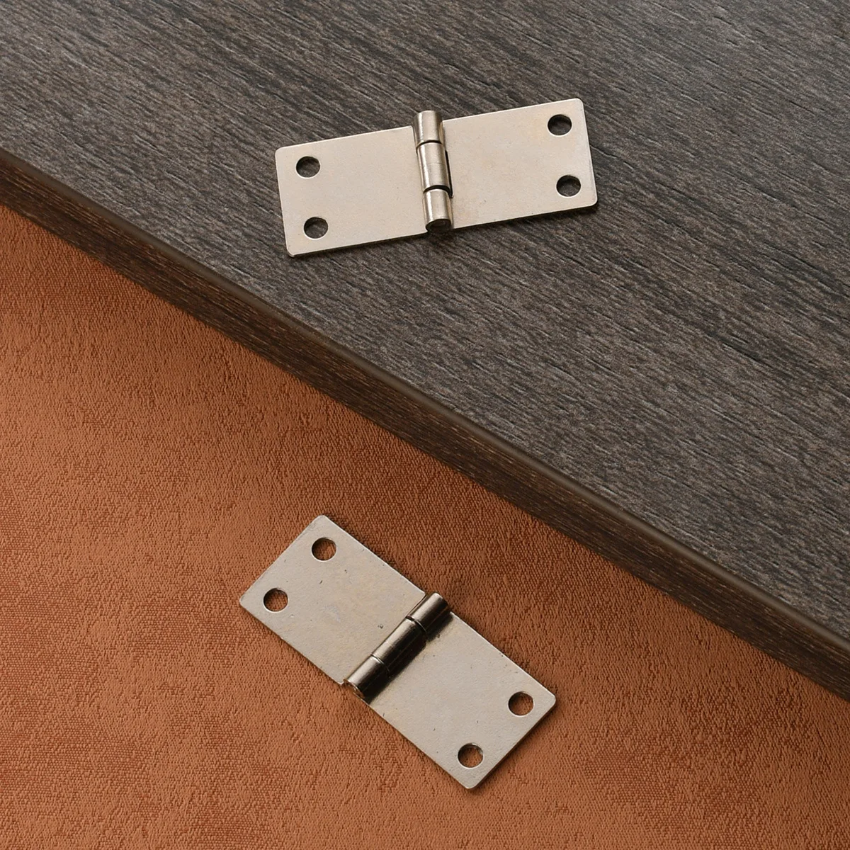 Hinge mini flat iron material gift box, kitchen door and window folding movable leaf household hardware accessories