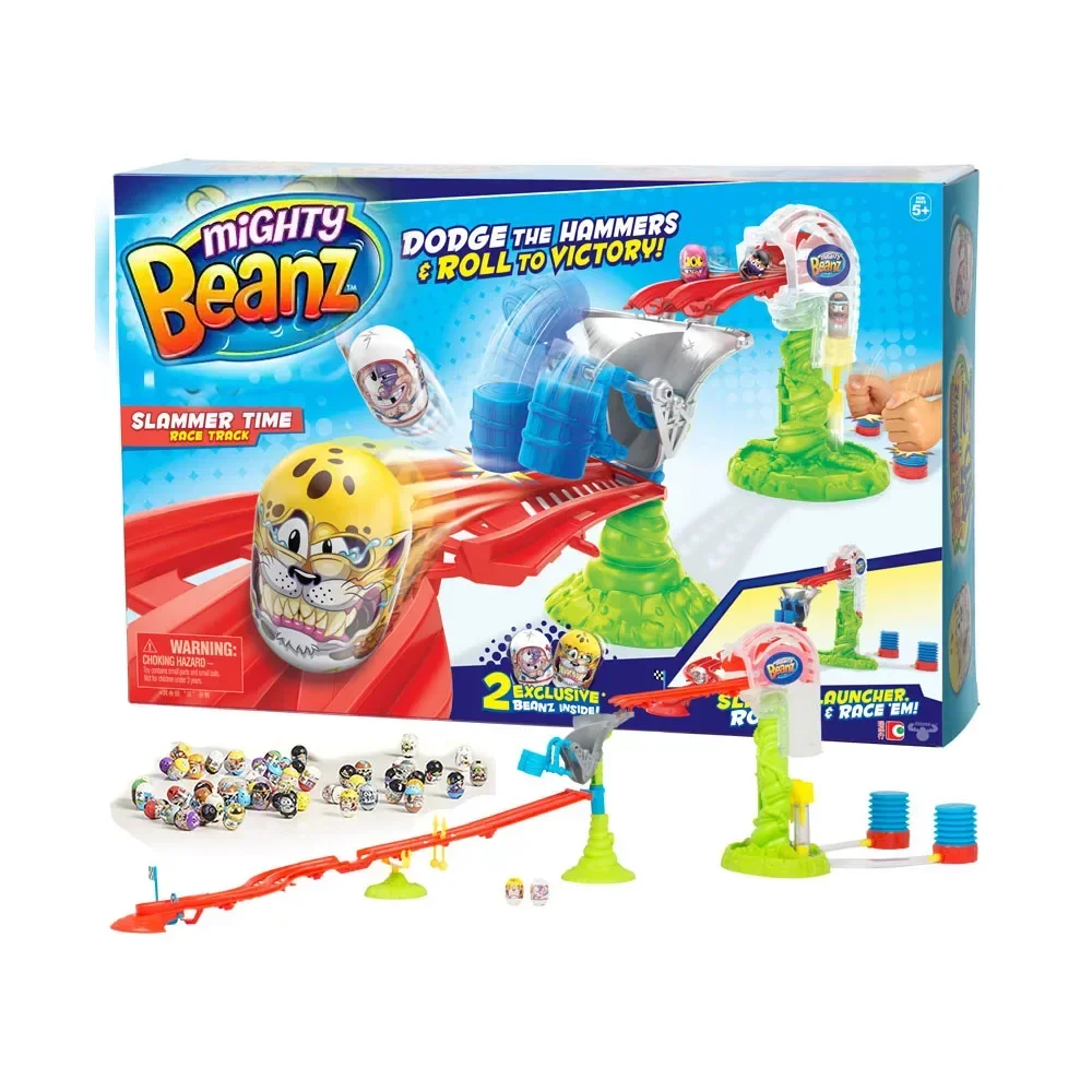 

Mighty Beanz Toys Speed Obstacle Track Interactive Competition Battle Tumbler Surprise Crazy Muscle Bean Toys for Kids Gifts