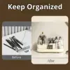 Rotating Clear Makeup Organizer with Lid,Large Capacity Cosmetic Display Case,Bathroom Countertop or Dresser 4