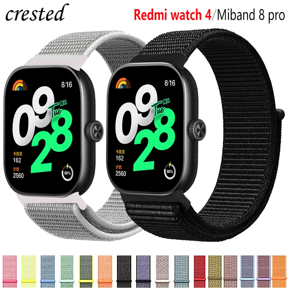 

Ремешок для Xiaomi Redmi Watch 4, сменный спортивный нейлоновый браслет для смарт-часов, браслет для наручных часов correa mi band 8 pro