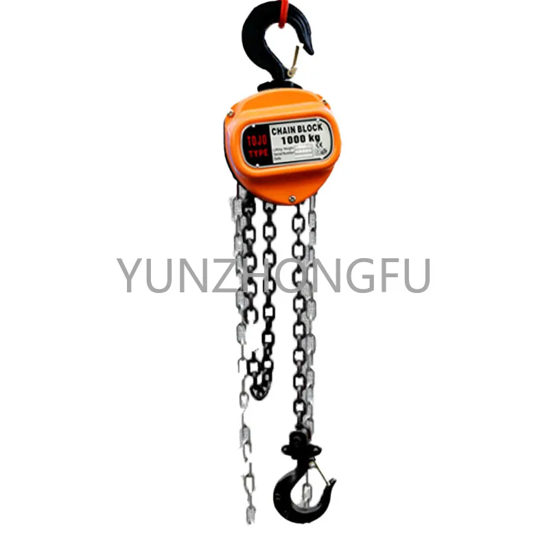 

Lifting 3/6Meter Lift Portable Manual Lever Block Lifting Triangular Chain Hoist 1 Ton Manual Inverted Chain Small Crane