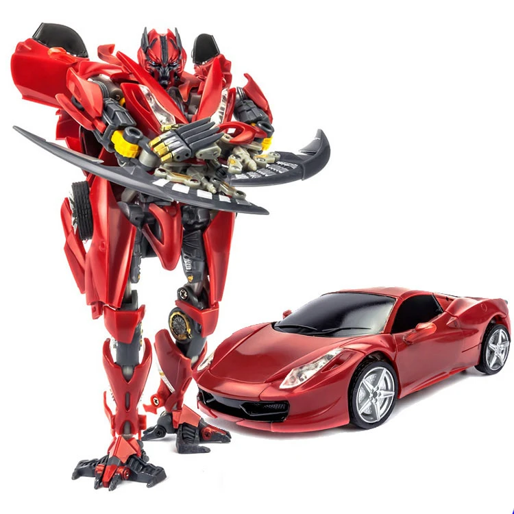 

Transformation Ko Dino Bs-01 BS01 Enlarged version Action Figure Autobot Red Super Sports Car Boys Collect Toys