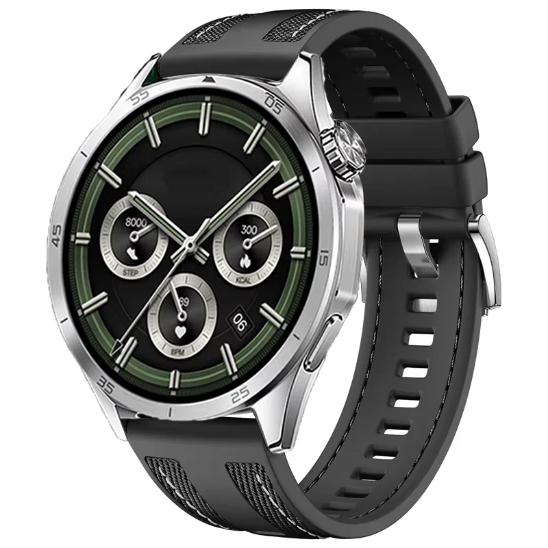 Universal 22mm Silicone Nylon Wristband - Premium Strap