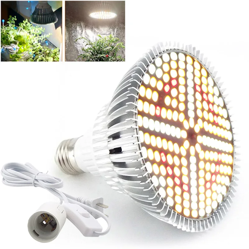 184 led Full Spectrum Plant Grow Light flower veg  grow box tent  bulbs indoor Phytolamp Greenhouse red yellow growing kit