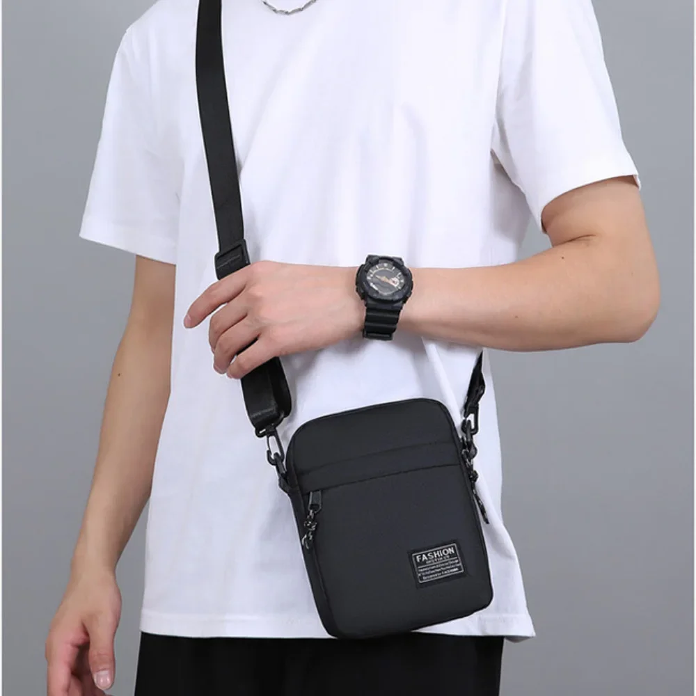 Men's Satchel Women's Bag Fashion Oxford Cloth Casual Diagonal Crossover Hand Machine Small Square Bag Handbags Luggage Bags