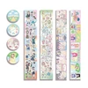 Ins Cute Girl Sticker Roll Decoration Tape Planner Handbook Scrapbook Collage Material Tape School Stationery 5