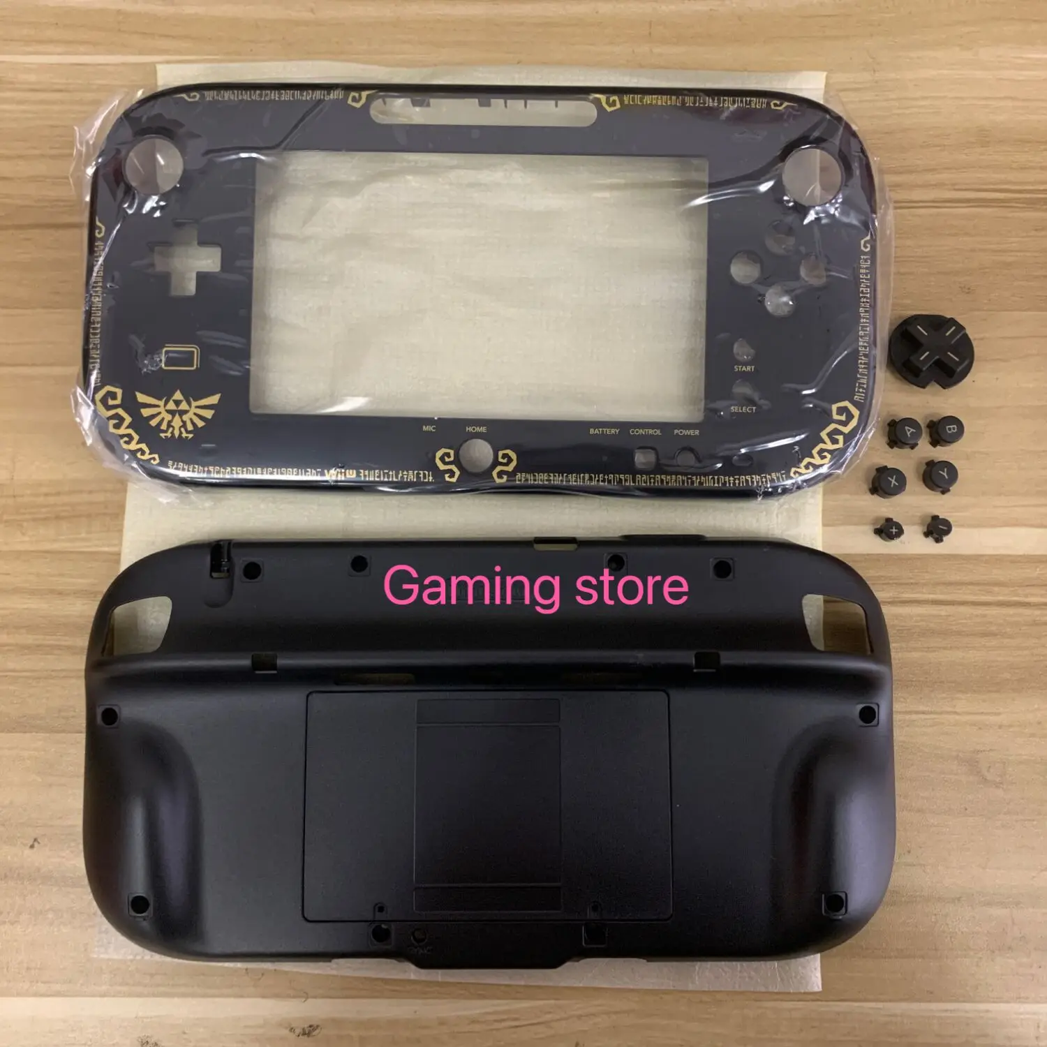 OriginalNewforWiiuGamepadPlasticCaseHousingShellBatteryFront