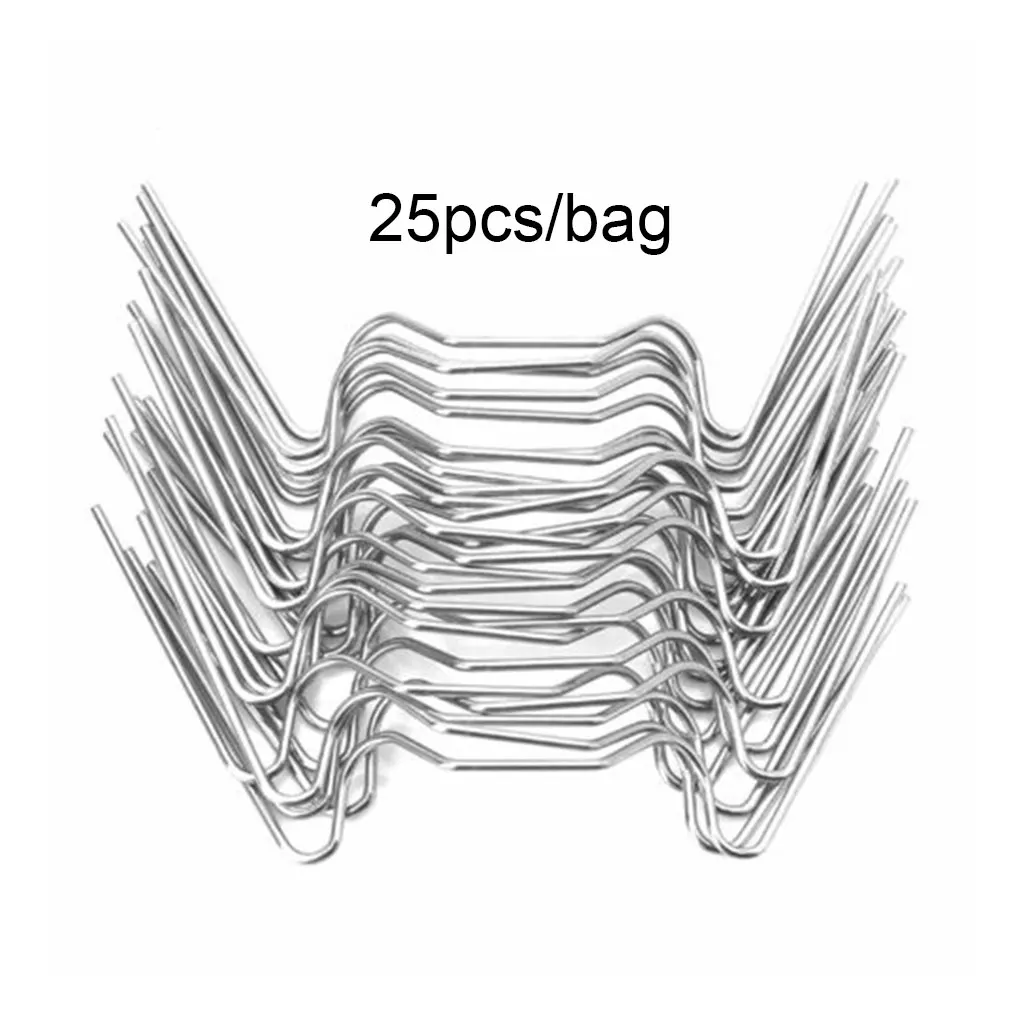 25x Glazing Clips Stainless Steel Gardening Buckle Fixed Button Household