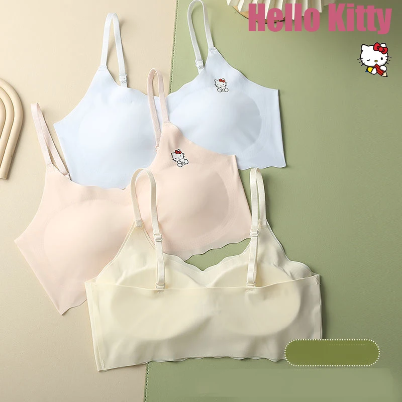 

Женское милое детское нижнее белье с героями мультфильмов, нижнее белье для студентов, Бюстье для девочек-подростков и подростков