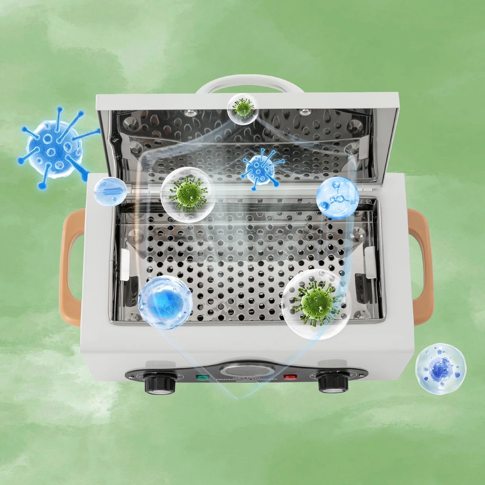 Trockenhitze-Sterilisator 300 W für Nagelwerkzeuge aus Edelstahl