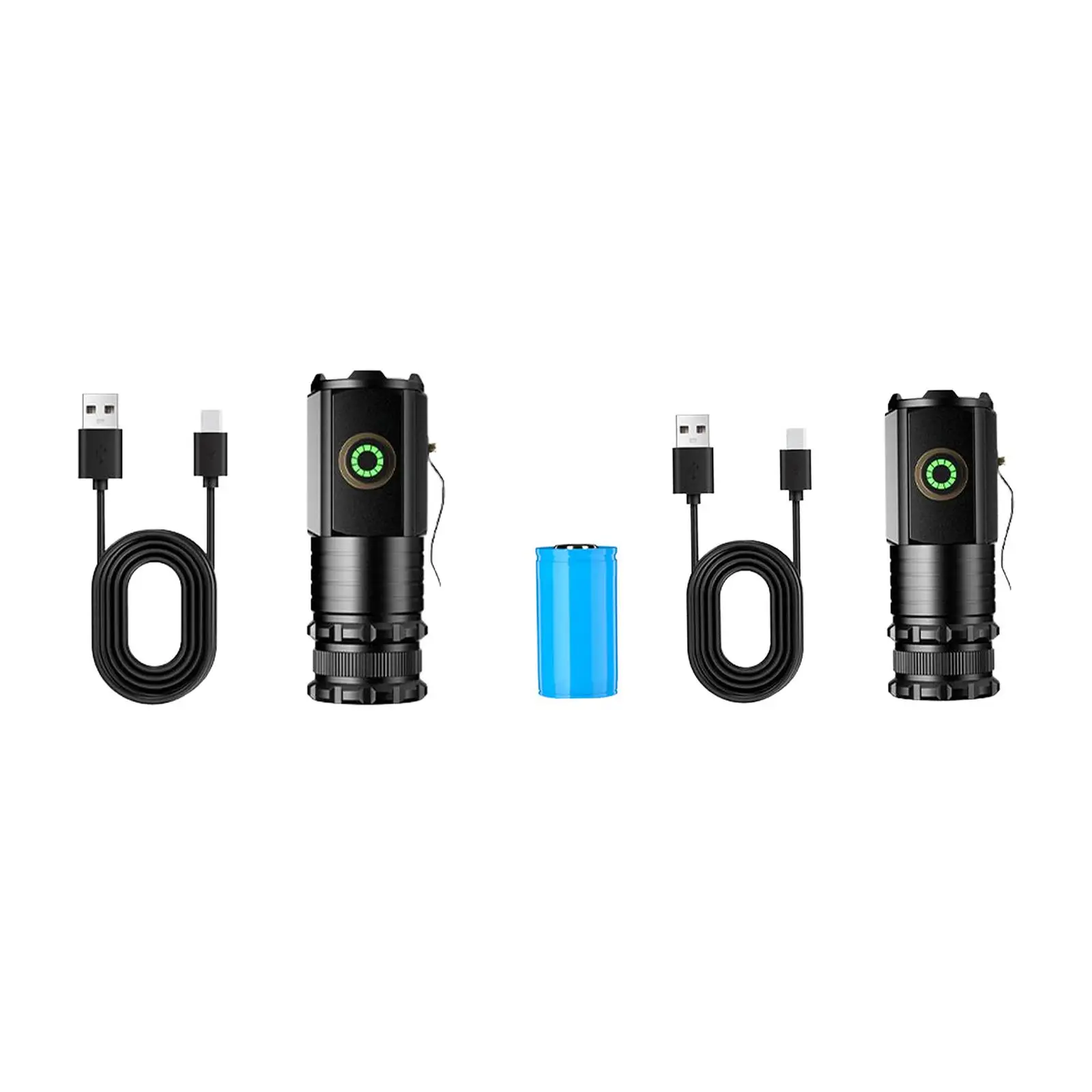 

Portable flashlights Waterproof Range 300Meter Clip on Caps Light Handheld Torch Lights for Garden Fishing Working Outdoor Tent