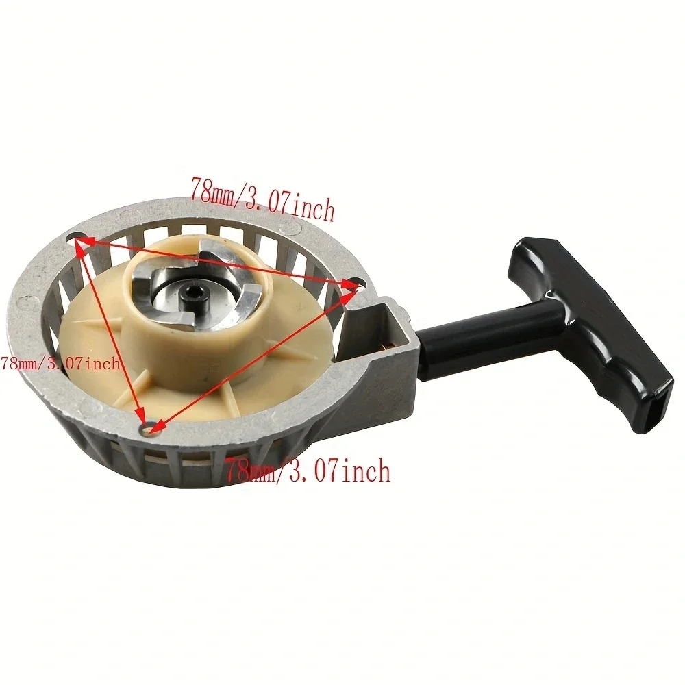 Engine Pull Starter 2 Stroke 49CC Pocket Bike Minimoto Aluminum Pull Start Assembly Igniter Hand Puller Motorcycle Easy Going Pull Recoil Starters