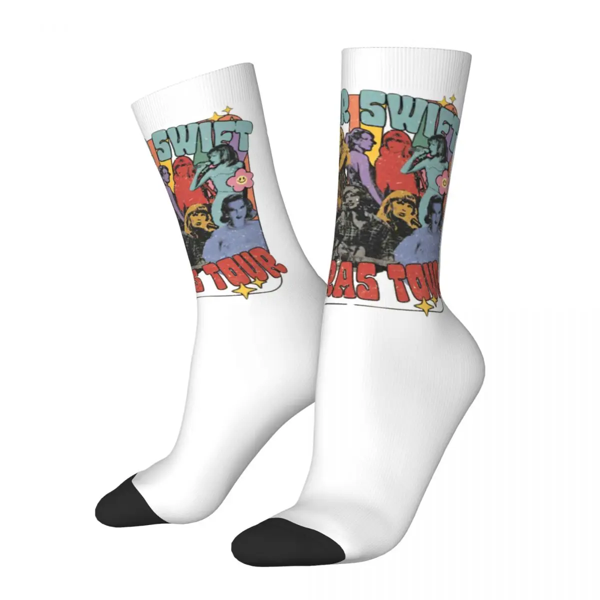 

Retro Taylor Eras Swiftie Socks Men's Women's Polyester Casual Music Socks Harajuku Spring Summer Autumn Winter Socks Gift