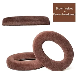 Premium Replacement Ear Pads and Headband Cushion (Brown1 set)