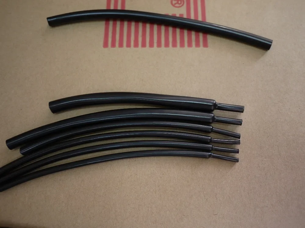 1mm~16mm Diameter 2:1 Flexible Shiny Heat Shrink Tube Soft Elastic Cable Sleeve Professional Audio Earphone Line Wire Wrap Cover