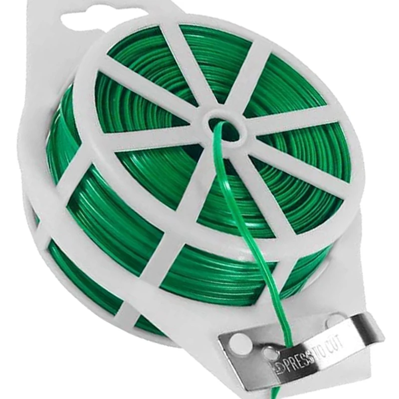 200M Plastic Plant With Cutter Secure Vines Garden Ties Plant Support Gardening And Home And Office Use