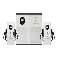 Station de recharge rapide DC personnalisable 40kW-240kW, chargeur double pistolet pour voitures électriques, option 60kW pour usage commercial 4