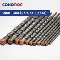 Foret à maçonnerie Long SDS Plus, longueur de tige-340 ~ 350mm, 12 options de diamètre-10 ~ 35mm, pointe croisée en carbure pour marteau électrique en tungstène 2