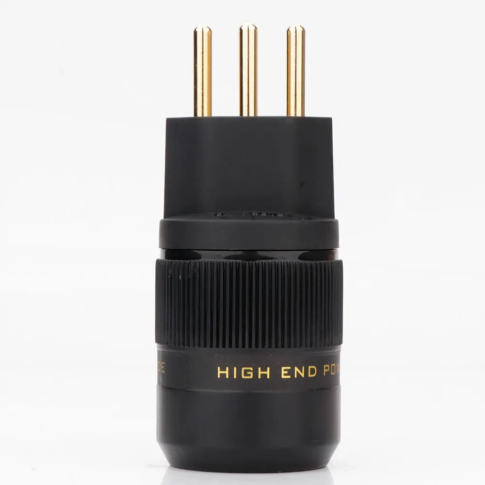 

Preffair 24K позолоченный Швейцарский стандартный штекер питания переменного тока 10a/250 в 15A/125 в блок питания аудиокласса HIFI Швейцарский штекер