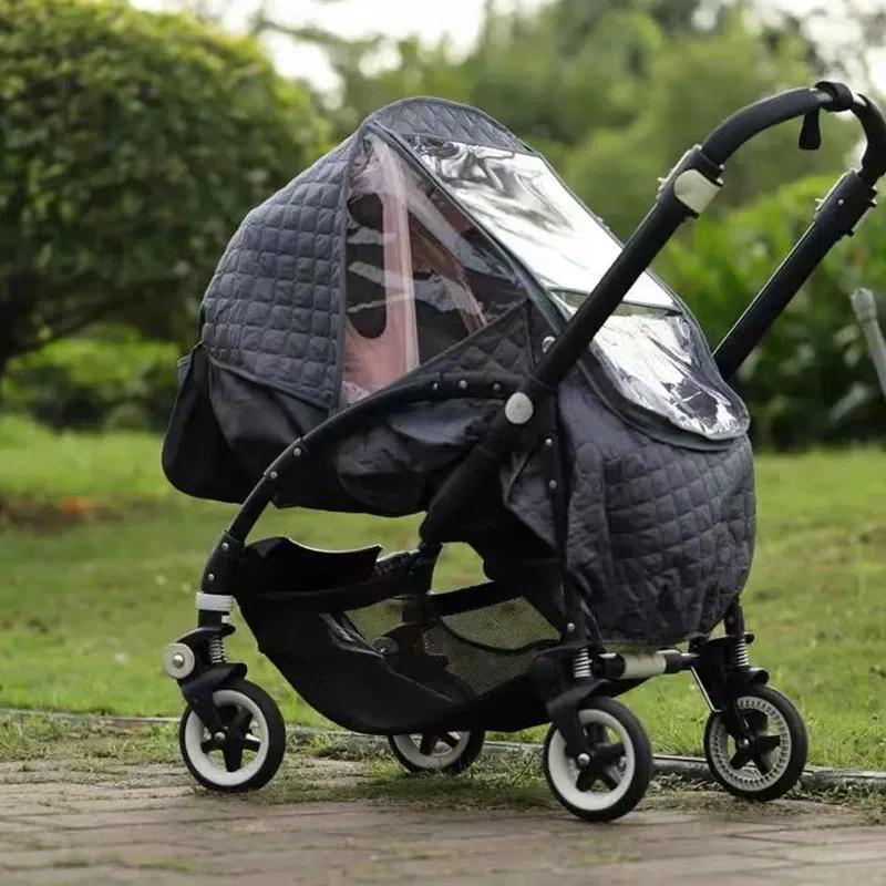 Baby Stroller Accessories Windproof warm Rain Cover Waterproof EVA