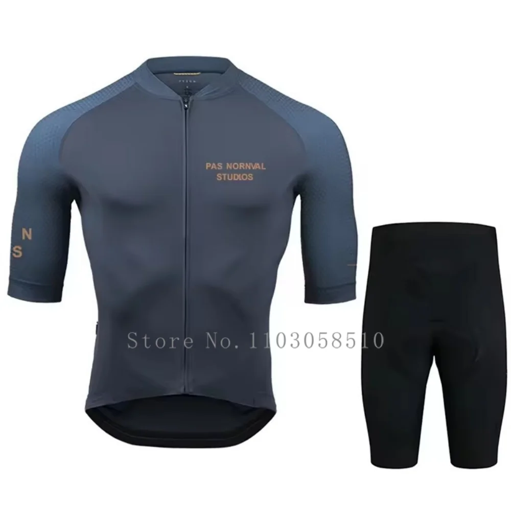 Pns 2025 Road Bike Jersey Set Men's Cycling Clothing Summer MTB Pas Team Clothes Short Sleeve Uniform Ropa De Ciclismo Hombre 6