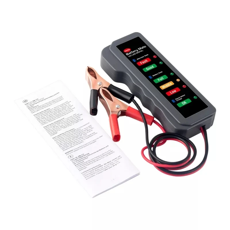 Mini 12V Car Fault Diagnosis Instrument  Capacitance Battery Tester Universal Motorcycle  Diagnostic Repair Tools Accesorios
