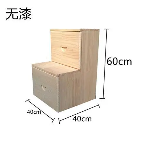 Ladder cabinet single selling mother bed cabinet ladder elevated bed ladder solid wood steps children's step cabinet locker 5