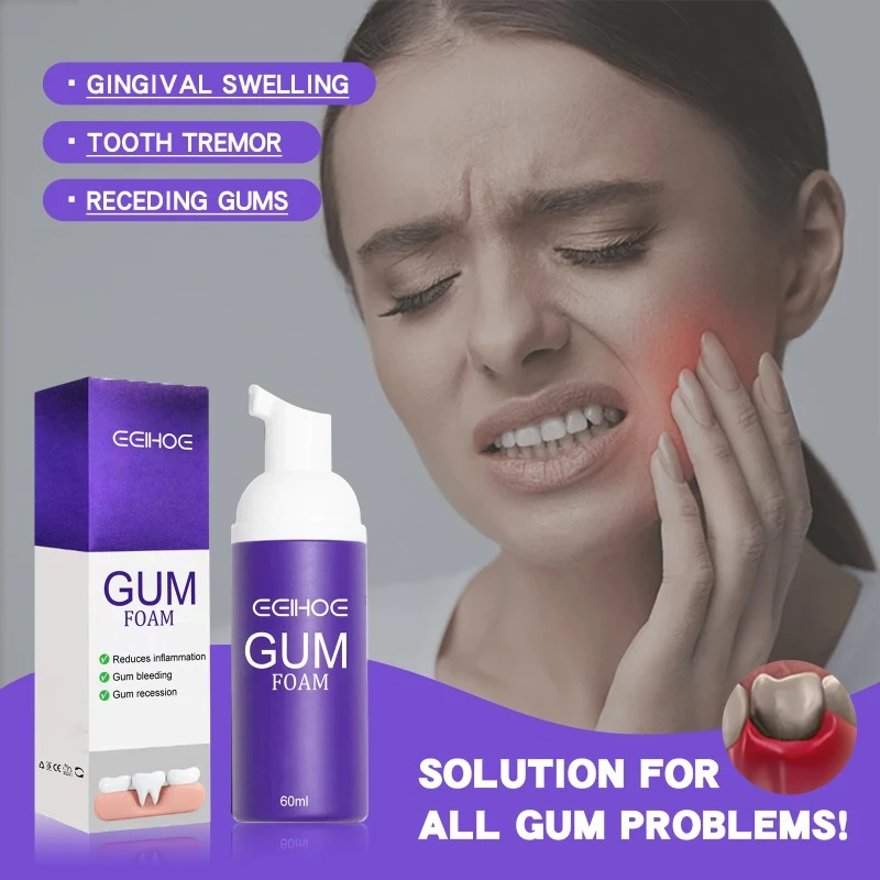 Teeth Health Product Gum Repair Drops Teeth Whitening Product Foam Mousse Deep White Cleansing Teeth Stains Calculus Protects Reduce Oral Odor Toothpaste