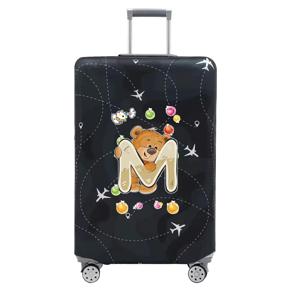 Luggage Cover Stretch Fabric Suitcase Protector Baggage Case for18-32 Inch Suitcase Case Print Cute Bear Series Travel Organizer 6