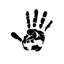 

LLY-2458 Creativity Cross Country Hand Modeling Personality Car Stickers PVC Fashion Auto Window Bumper Waterproof Decals Decor