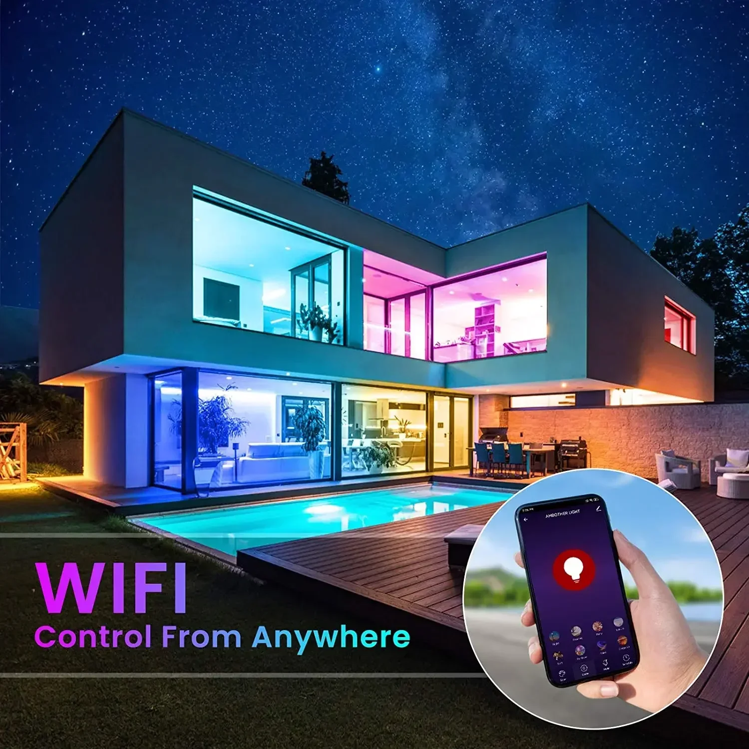 음악 동기화 기능이 있는 TUYA 네온 로프 조명, 32.6ft, 10m, 84LEDs/m RGB 로프 조명, 12V LED RGB 네온 로프 조명, 알렉사 구글과 함께 작동