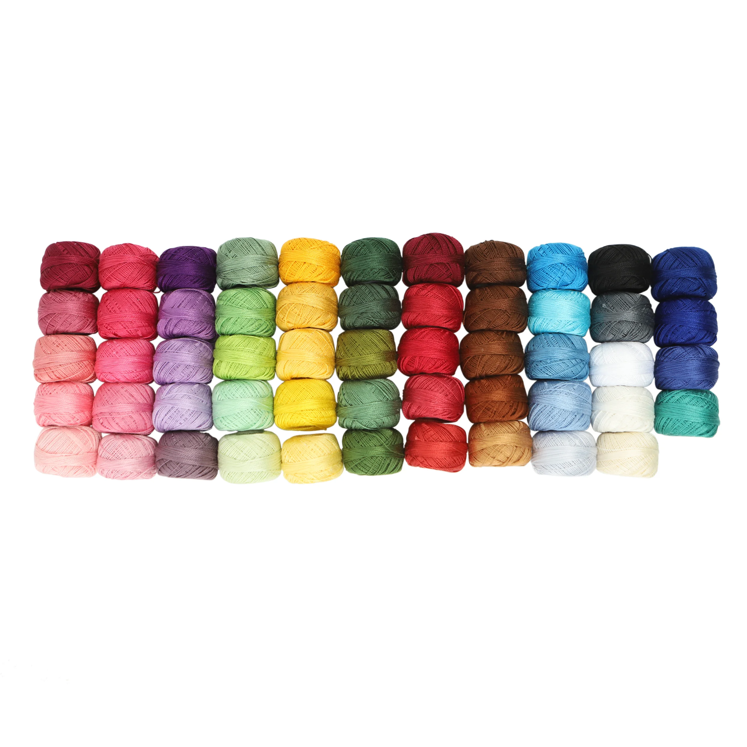 Kocean Set Di 10 Gomitoli Di Cotone Per Uncinetto – Colori Assortiti, 100% Cotone, 85 Metri Ciascuno, Per Progetti Fai Da Te