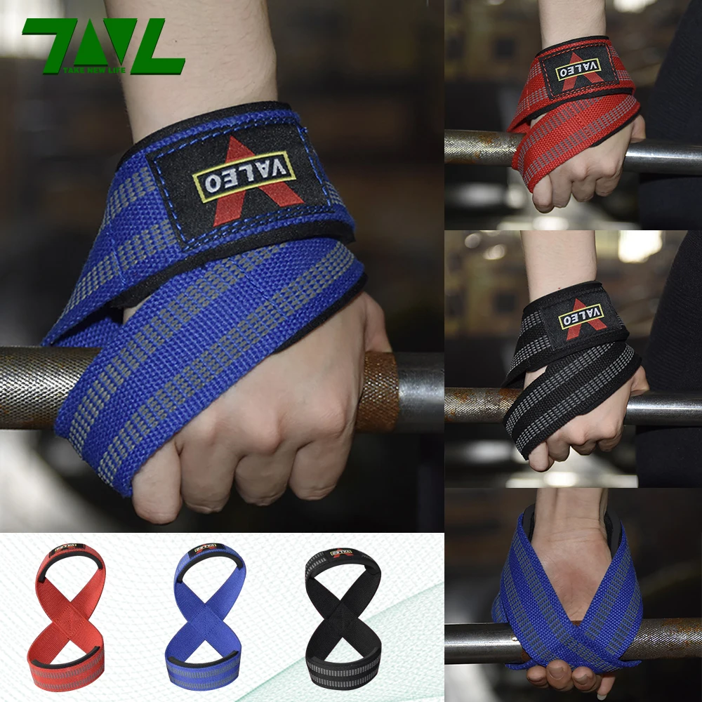 1PairWeightLiftingWristBandsFitnessWristbandFigure8Booster