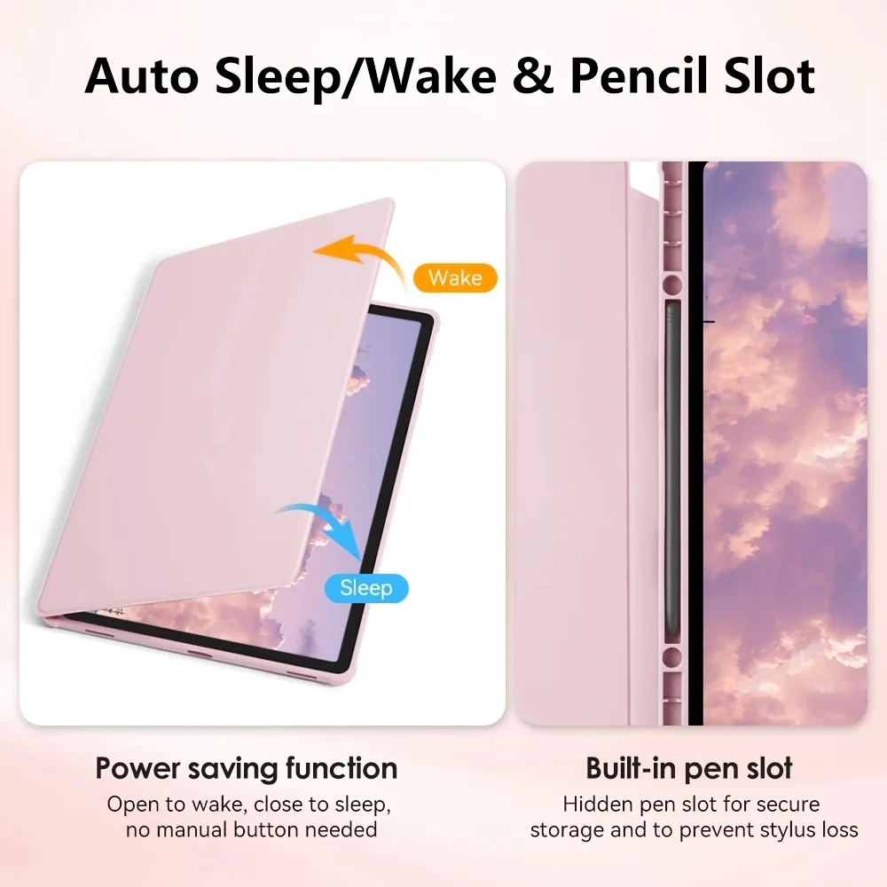Universal 360° Rotation Tablet Case with Enhanced Protection and Versatile Viewing Angles
