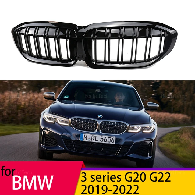 Car Gloss Black Front Bumper Grille For Bmw G20 G21 G28 3 Series