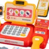 Kid Money Register Toy with Card Scanner Pretend Play Calculator Register Toys for Toddlers 3 + Years Old Girls Boys Baby Gifts 5
