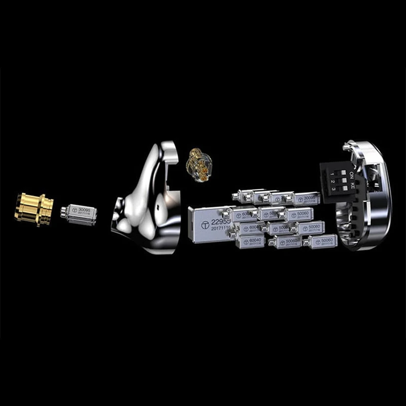 Trn ba16 16 In-Ear-Kopfhörer mit symmetrischem Anker