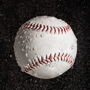 Holographices Reflective Glowing Baseball Dog Balls Squeaky Light up Tennis Balls for Dogs 3