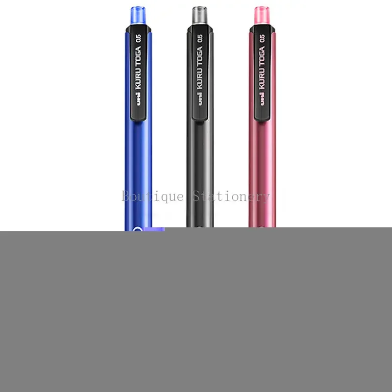 일본 UNI 기계식 연필 M5-452, 쿠루 토가 0.5mm 회전 팁, 개폐식 드로잉, 학용품, 미술 문구, 귀여운 연필