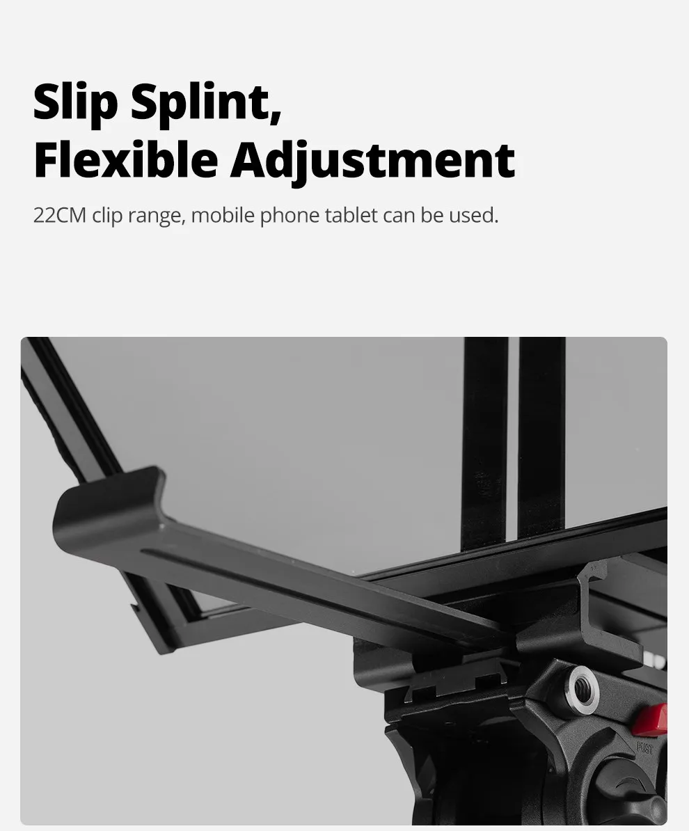 T14 Big Screen Teleprompter Professional Interview Foldable Camera Teleprompter,